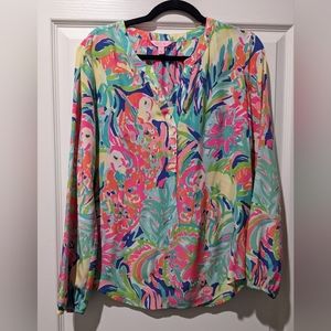Lilly Pulitzer blouse. Size Medium